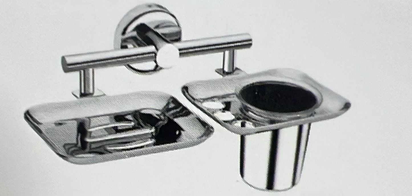 VICTORIA Soap Dish &Tumbler Holder