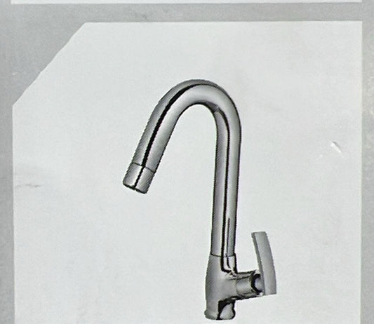 CRYSTA Swan Neck Pillar Cock